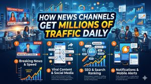 How News Channels Get Millions of Traffic Daily
