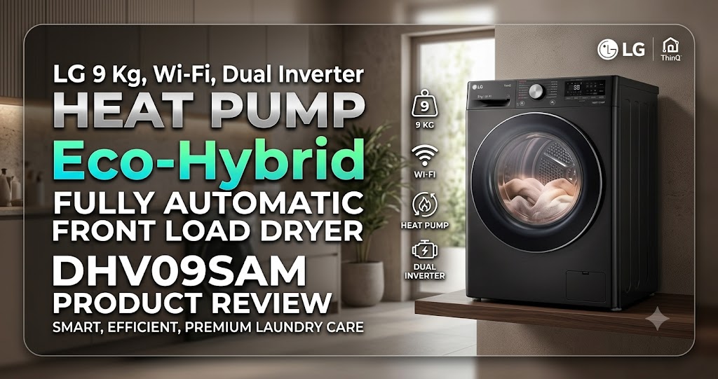 LG DHV09SAM Review: The Smart Heat Pump Dryer That Ends Line-Drying Forever (After 2 Months of Real Use)